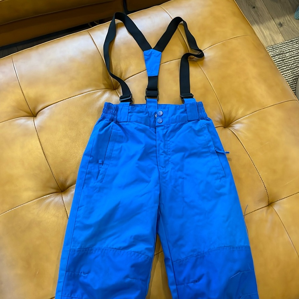 Boys snow pants with suspenders straps size 9-10